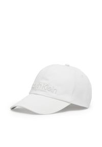 Czapka z daszkiem Calvin Klein. Kolor: biały #1
