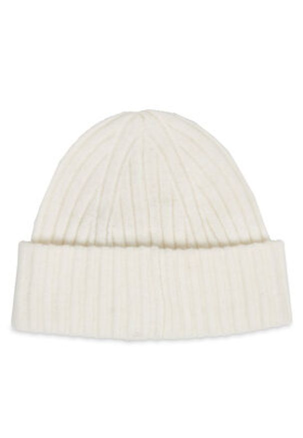 TOMMY HILFIGER - Tommy Hilfiger Czapka Tommy Twist Beanie AW0AW15325 Biały. Kolor: biały. Materiał: syntetyk