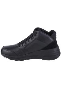 skechers - Buty do chodzenia męskie Skechers Global Jogger. Zapięcie: sznurówki. Kolor: czarny. Materiał: skóra ekologiczna, syntetyk, skóra, materiał. Szerokość cholewki: normalna. Sport: turystyka piesza