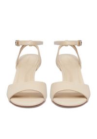 Gino Rossi - GINO ROSSI Sandały C-LT51-38 Beżowy jasny. Kolor: beżowy. Materiał: skóra #8