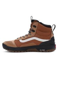 Buty do chodzenia męskie Vans Ultrarange Exo Hi Gore-tex. Zapięcie: sznurówki. Kolor: wielokolorowy, brązowy. Materiał: materiał. Szerokość cholewki: normalna. Technologia: Gore-Tex. Sport: turystyka piesza
