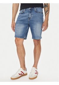 Lindbergh Szorty jeansowe 30-550000VBL Niebieski Loose Fit. Kolor: niebieski. Materiał: bawełna