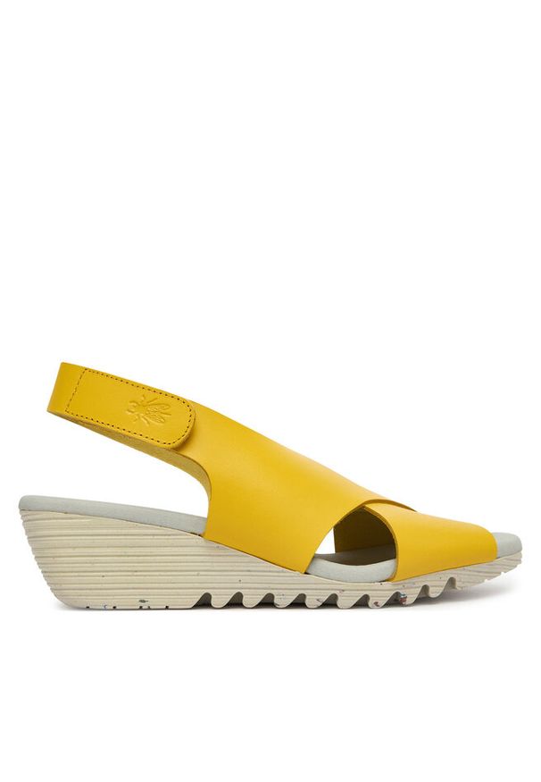 Sandały Fly London. Kolor: żółty