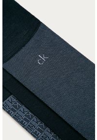 Calvin Klein - Skarpetki (3-pack). Kolor: niebieski. Materiał: materiał, wiskoza, poliamid, elastan, poliester. Wzór: gładki #2