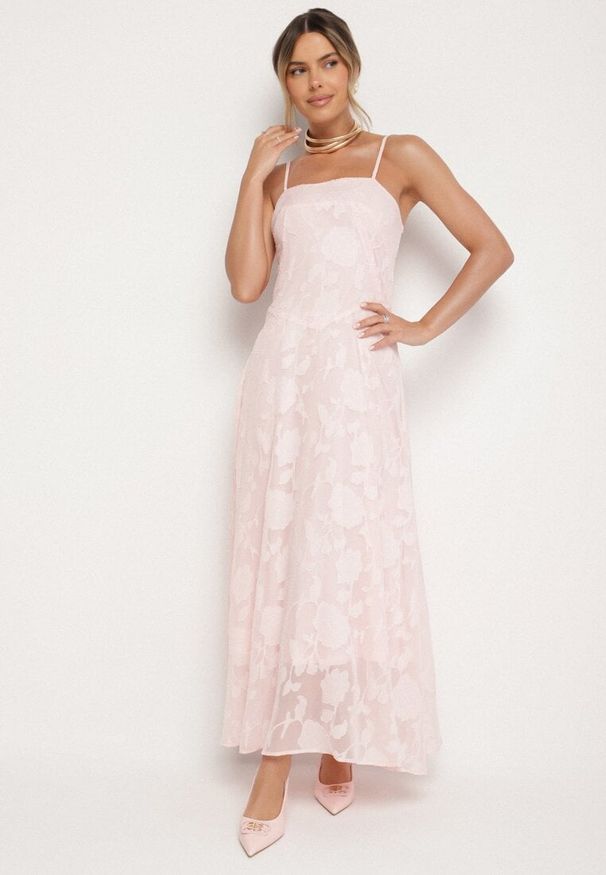 Born2be - Różowa Rozkloszowana Sukienka Vices z Gorsetowym Wiązaniem Fenosella. Okazja: na imprezę. Typ kołnierza: dekolt gorset. Kolor: różowy. Długość rękawa: na ramiączkach. Sezon: lato. Typ sukienki: gorsetowe. Styl: elegancki