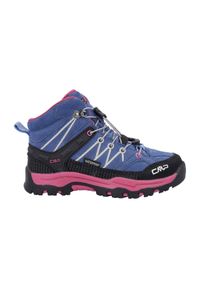 Buty trekkingowe dziecięce CMP RIGEL MID. Okazja: na co dzień. Kolor: czarny, niebieski, wielokolorowy