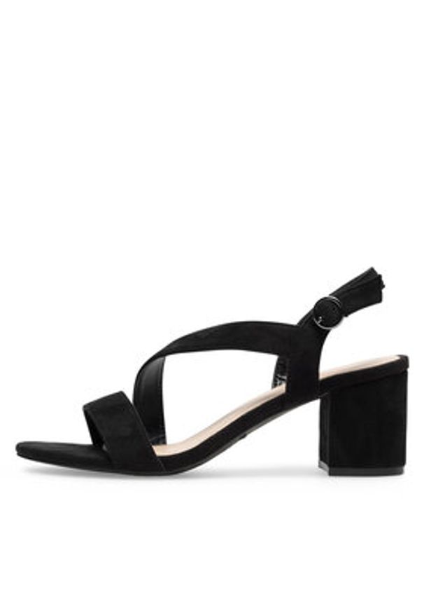 Clara Barson Sandały AK250423-3 Czarny. Kolor: czarny. Materiał: materiał