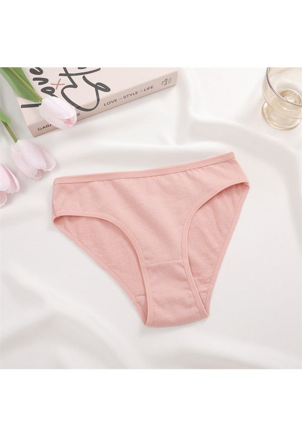Intica - Figi gładkie dopasowane z wysokiej jakości materiałów Yongja. Kolor: różowy. Materiał: materiał. Wzór: gładki