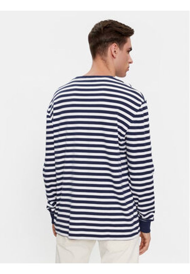 Polo Ralph Lauren Longsleeve 710926742001 Granatowy Classic Fit. Typ kołnierza: polo. Kolor: niebieski. Materiał: bawełna. Długość rękawa: długi rękaw
