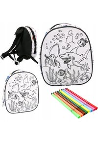 Skleplolki KREATYWNY PLECAK DLA DZIECI PRZEDSZKOLE ZABAWA DO KOLOROWANIA GRATIS PISAKI #1