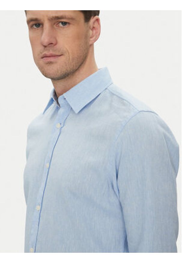 JOOP! Jeans Koszula 15 JJSH-92Hanson2K-W 30045977 Błękitny Regular Fit. Kolor: niebieski. Materiał: bawełna