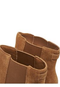 Lauren Ralph Lauren - LAUREN RALPH LAUREN Botki 802942566001 Brązowy. Kolor: brązowy. Materiał: zamsz, skóra #5