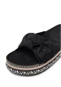 DeeZee Klapki E2050-3 Czarny. Kolor: czarny. Materiał: materiał #6