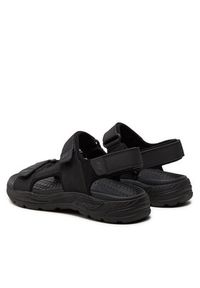skechers - Skechers Sandały Arch Fit Motley Sd-Kontra 204349/BLK Czarny. Kolor: czarny. Materiał: skóra #4