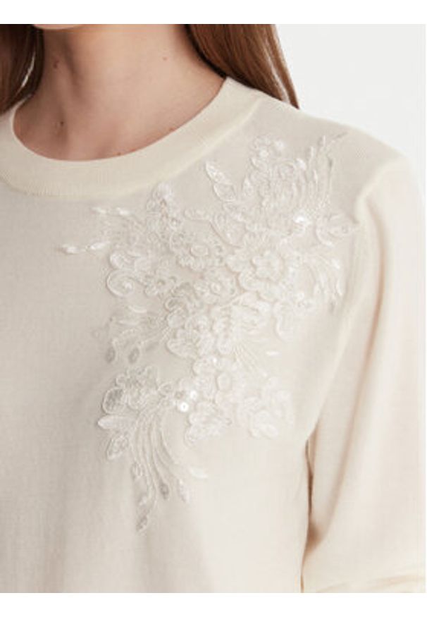 Artigli Sweter ACMA002801 Écru Regular Fit. Materiał: syntetyk