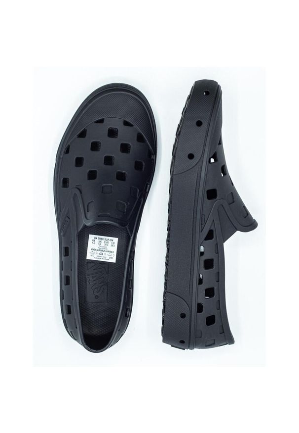 Trampki Vans Trek Slip-On, Dla obu płci. Zapięcie: bez zapięcia. Kolor: czarny. Materiał: guma, materiał
