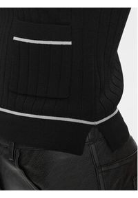 Armani Exchange Top 3DYH2A YMH6Z 1200 Czarny Regular Fit. Kolor: czarny. Materiał: syntetyk, wiskoza #6