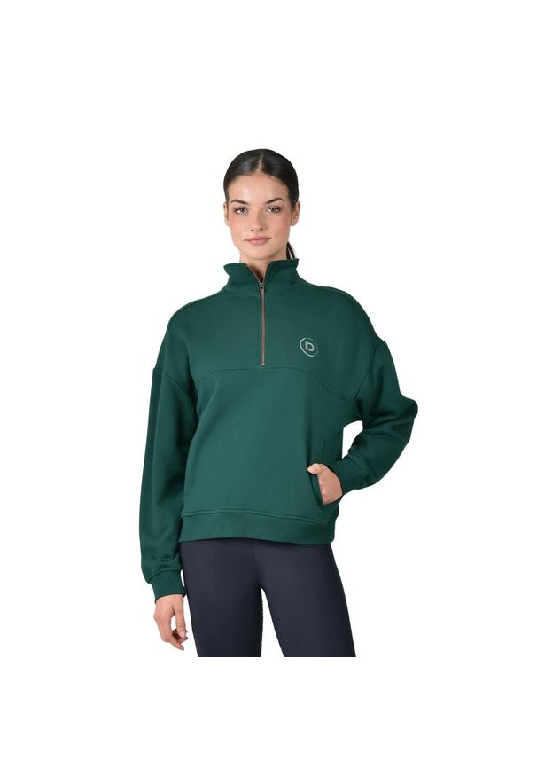 DUBLIN - Sweter damski Dublin. Kolor: zielony. Materiał: polar. Sezon: zima