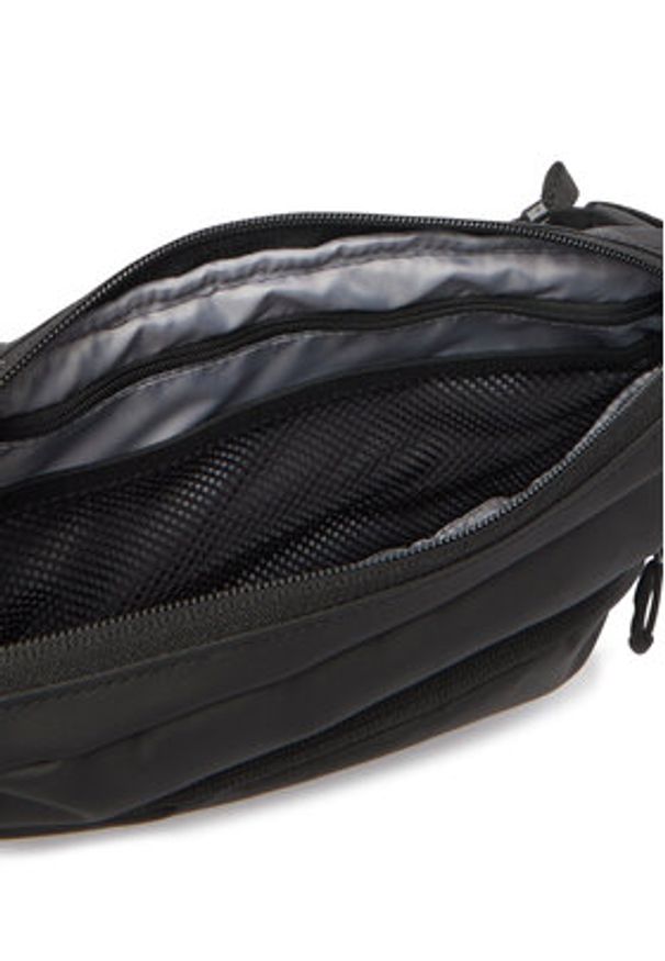 Adidas - adidas Nerka HYBRID WAISTBAG KE0355 Czarny. Kolor: czarny. Materiał: skóra