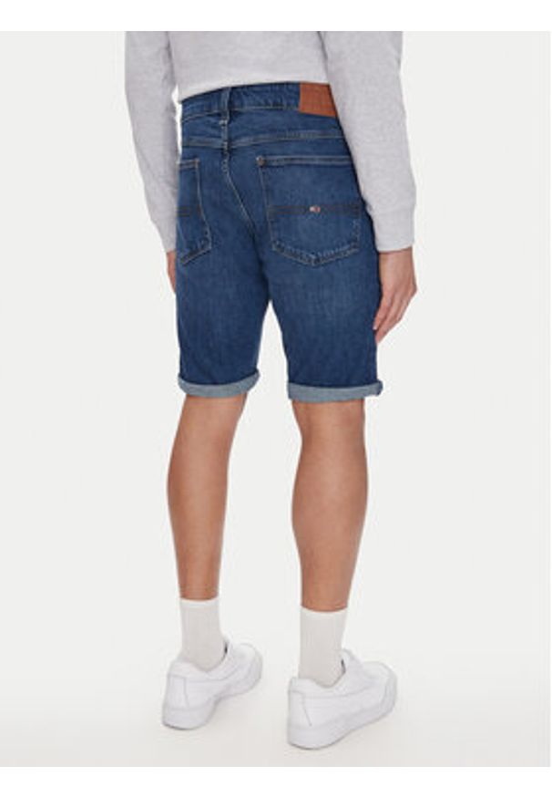 Tommy Jeans Szorty jeansowe Ronnie DM0DM20943 Granatowy Regular Fit. Kolor: niebieski. Materiał: bawełna