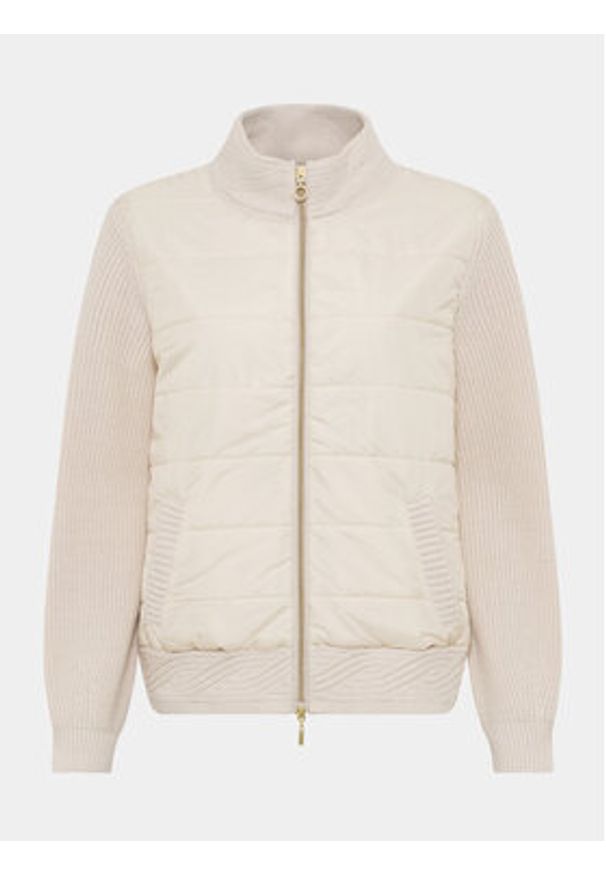 Olsen Bluza 11004113 Écru Regular Fit. Materiał: bawełna, syntetyk