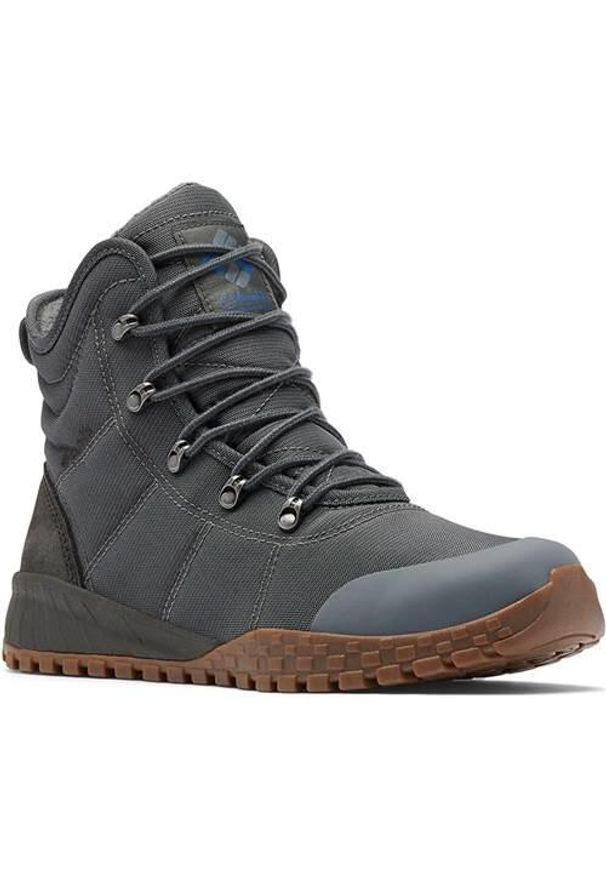 columbia - Buty trekkingowe męskie Columbia Fairbanks Waterproof. Wysokość cholewki: za kostkę. Kolor: wielokolorowy, brązowy, szary. Materiał: materiał, skóra, syntetyk. Szerokość cholewki: normalna