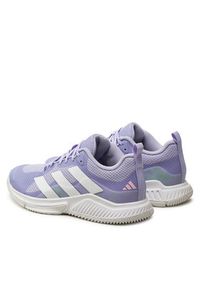 Adidas - adidas Buty halowe Court Team 2.0 JR0740 Fioletowy. Kolor: fioletowy. Materiał: materiał #6