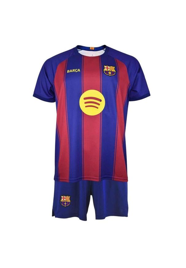 FC Barcelona Lewandowski komplet koszulka spodenki junior box 2025/26. Kolor: wielokolorowy. Sport: piłka nożna