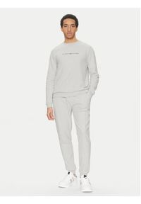 TOMMY HILFIGER - Tommy Hilfiger Bluza UM0UM03346 Szary Regular Fit. Kolor: szary. Materiał: bawełna