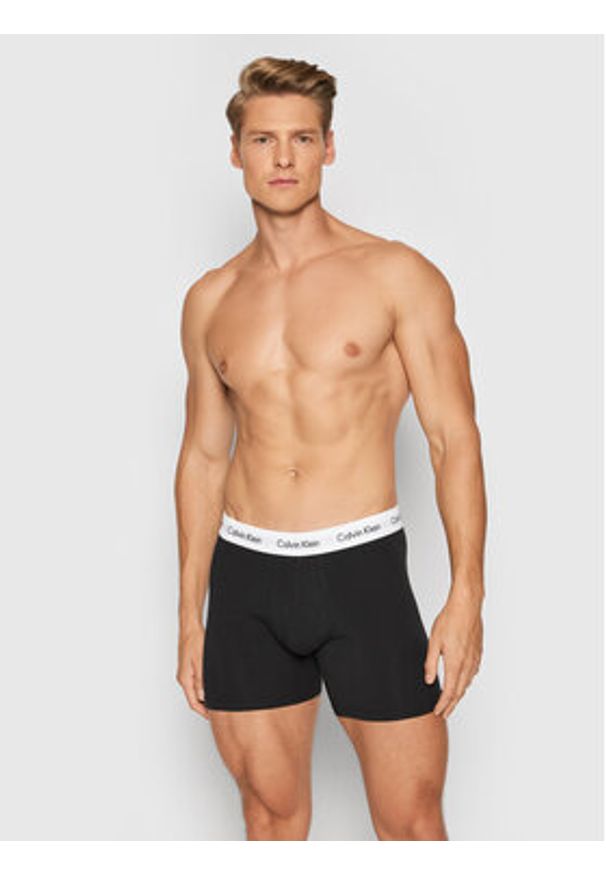 Calvin Klein Underwear Komplet 3 par bokserek 000NB1770A Czarny. Kolor: czarny. Materiał: bawełna