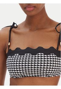 Seafolly Góra od bikini Gia Check Ric Rac 31436-282 Czarny. Kolor: czarny. Materiał: syntetyk #3