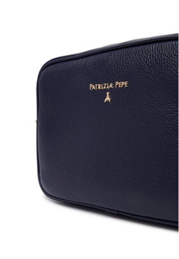 Patrizia Pepe Torebka CB8985 L001 Granatowy. Kolor: niebieski. Materiał: skórzane