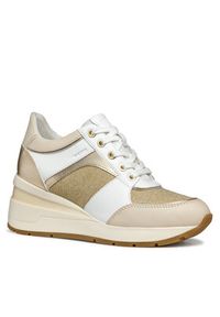 Geox Sneakersy D Zosma D558LA 085LY C1327 Złoty. Kolor: złoty. Materiał: materiał #3