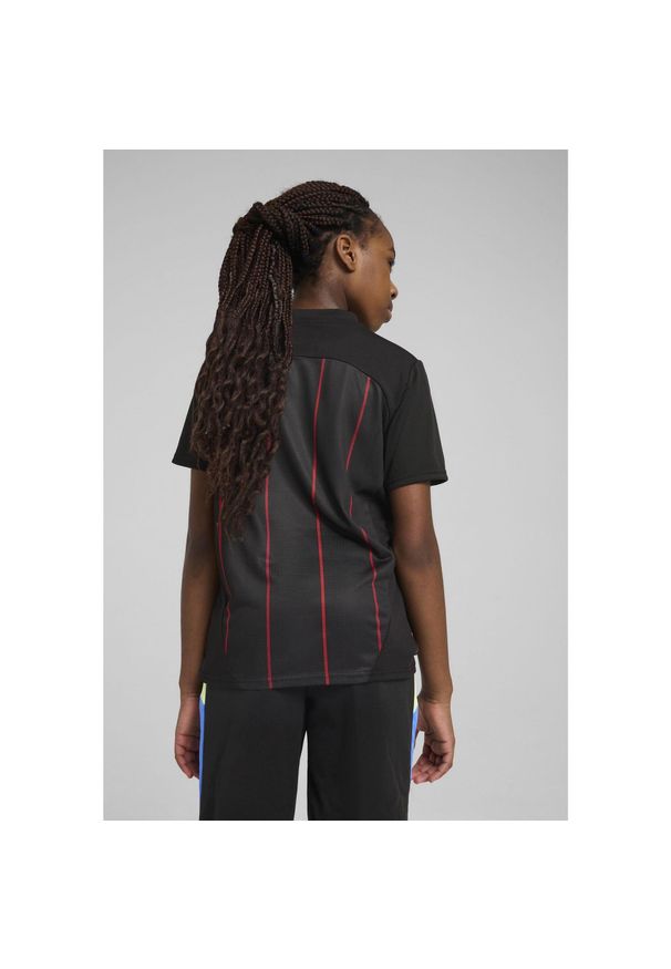 Puma - Młodzieżowa koszulka przedmeczowa AC Milan PUMA Black For All Time Red. Kolor: czerwony, wielokolorowy, czarny