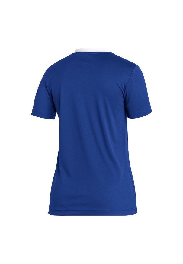 Koszulka piłkarska damska Adidas Entrada 22 Jersey. Kolor: niebieski. Materiał: jersey, poliester. Sport: piłka nożna