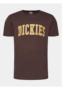 Dickies T-Shirt Aitkin DK0A4X9F Brązowy Regular Fit. Kolor: brązowy. Materiał: bawełna