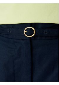 TOMMY HILFIGER - Tommy Hilfiger Szorty materiałowe WW0WW49040 Granatowy Wide Leg. Kolor: niebieski. Materiał: syntetyk #5