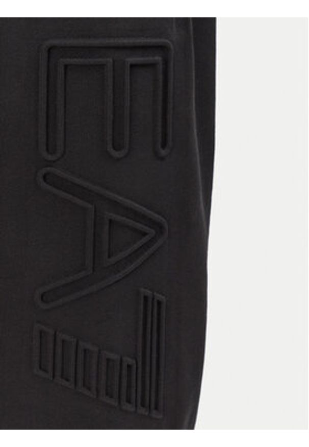 EA7 Emporio Armani Spodnie dresowe 7M000154 AF10432 UC001 Czarny Regular Fit. Kolor: czarny. Materiał: bawełna