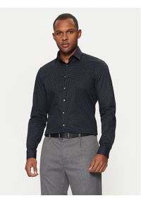 Calvin Klein Koszula K10K113846 Granatowy Slim Fit. Kolor: niebieski. Materiał: bawełna #1