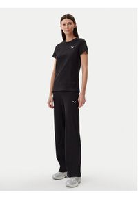 Puma Spodnie dresowe Ess Elevated 685025 Czarny Straight Fit. Kolor: czarny. Materiał: syntetyk #3