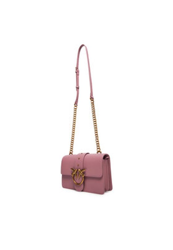 Pinko - PINKO Torebka Love One Mini Cl PE 25 PCPL 100059 A0F1 Różowy. Kolor: różowy. Materiał: skórzane