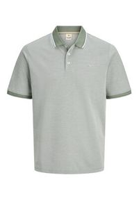 Jack & Jones Polo Blualves 12274681 Zielony jasny Regular Fit. Typ kołnierza: polo. Kolor: zielony. Materiał: bawełna #5