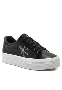 Calvin Klein Jeans Sneakersy Bold Vulc Flatf Low Mix Ml Mtr YW0YW01492 Czarny. Kolor: czarny