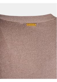 SELMARK - Selmark Komplet sweter i spodnie materiałowe Tricot P7777 Brązowy Regular Fit. Kolor: brązowy. Materiał: materiał, wiskoza #5