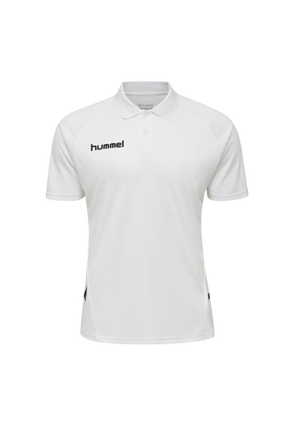 Polo Hummel hmlPROMO. Okazja: na co dzień. Typ kołnierza: polo. Kolor: biały. Styl: sportowy, casual