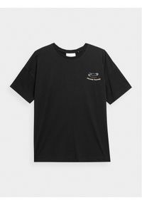 outhorn - Outhorn T-Shirt OTHAW23TTSHF0843 Czarny Regular Fit. Kolor: czarny. Materiał: bawełna