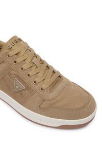 Guess Sneakersy FMTUDD SUE12 Khaki. Kolor: brązowy. Materiał: materiał #2