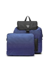 Guess Plecak Certosa Tech (TR) HMCETR P3190 Granatowy. Kolor: niebieski. Materiał: materiał #1