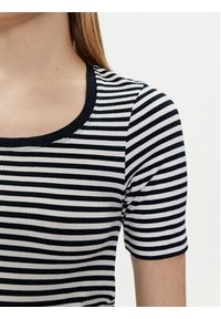 TOMMY HILFIGER - Tommy Hilfiger Sukienka letnia WW0WW42467 Granatowy Regular Fit. Kolor: niebieski. Materiał: wiskoza. Sezon: lato #3