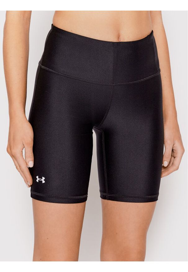 Under Armour Szorty rowerowe HeatGear® Bike 1360939 Czarny Slim Fit. Kolor: czarny. Materiał: syntetyk